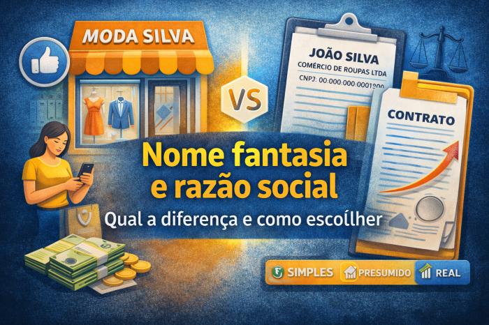 Nome fantasia e razão social: qual a diferença e como escolher