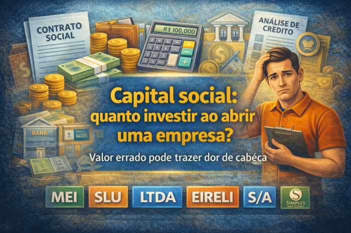 Capital social: quanto investir ao abrir uma empresa? Valor errado pode trazer dor de cabeça