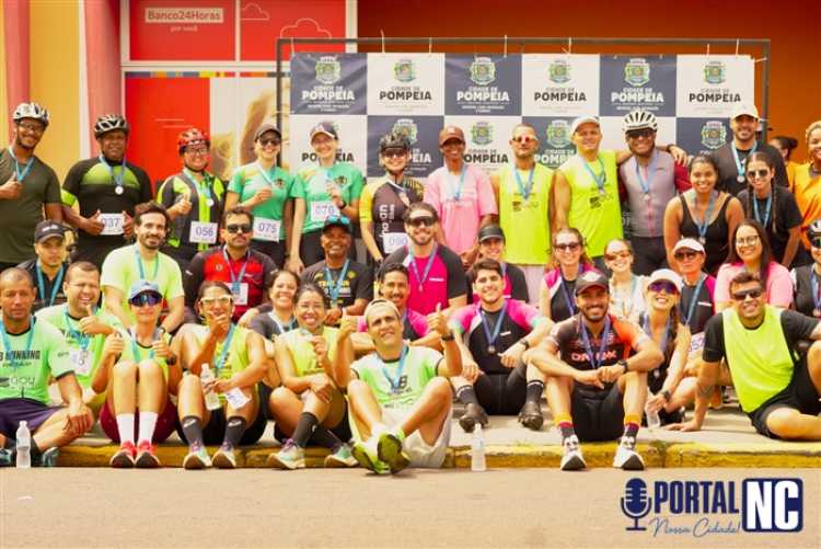 Pompeia recebe prova de duathlon com cerca de 100 participantes
