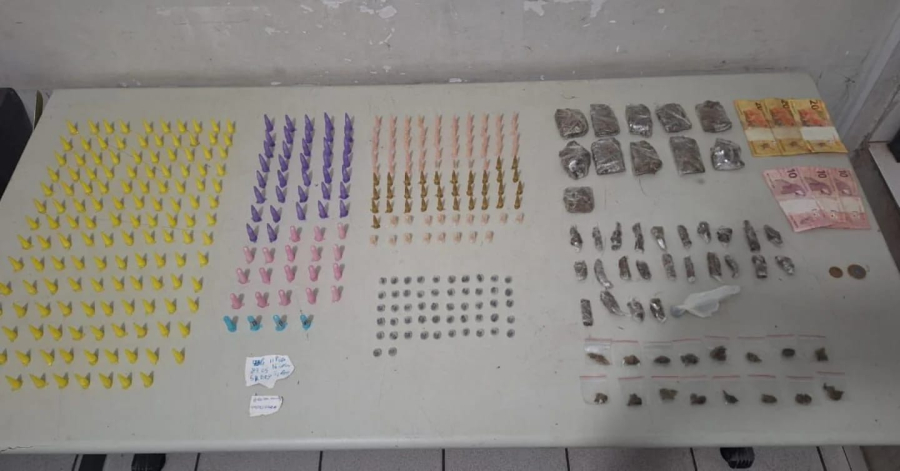 Polícia Militar apreende grande quantidade de drogas e prende suspeito em Marília