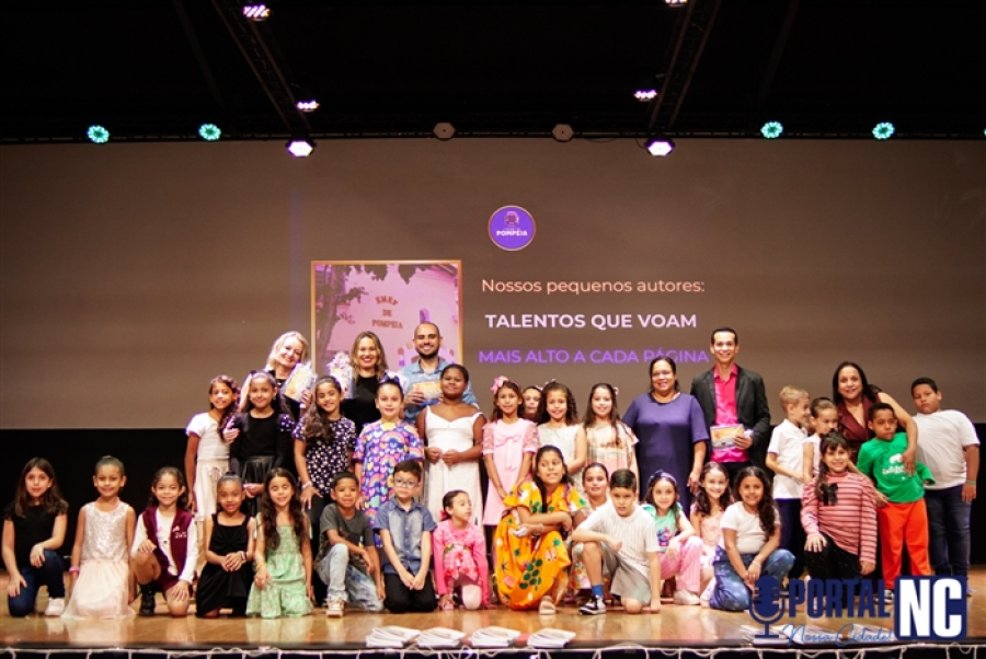 Noite de Autógrafos marca lançamento literário dos alunos da EMEF em Pompeia