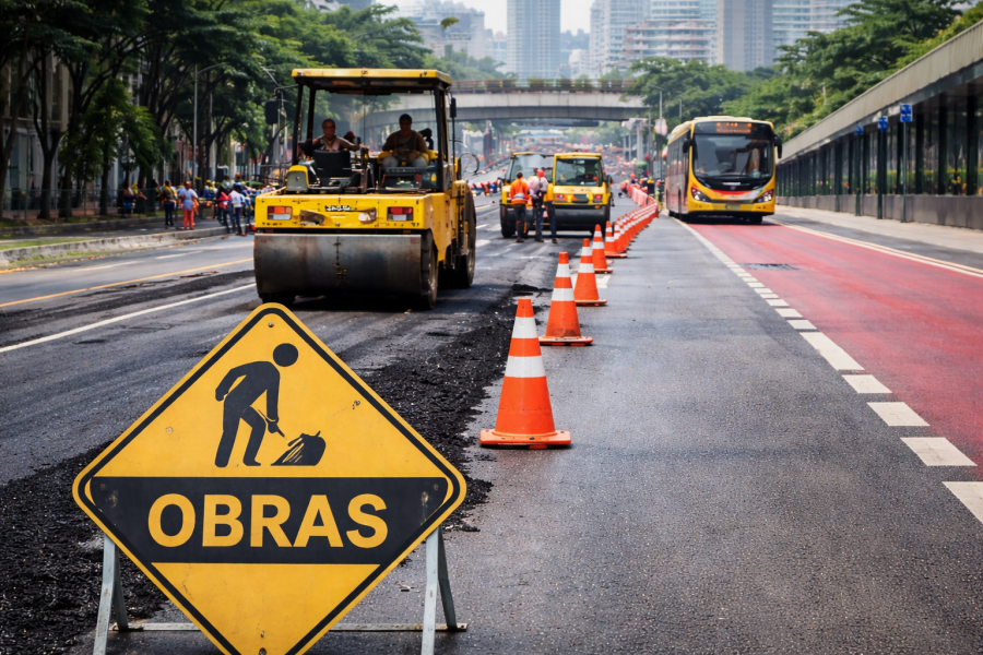 Governo de SP anuncia liberação de R$ 500 milhões para obras de mobilidade urbana em 2026