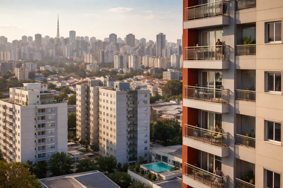 Mercado imobiliário de SP inicia 2026 com alta na procura por imóveis compactos
