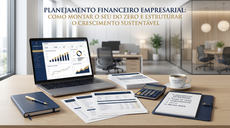 Planejamento financeiro empresarial: como montar o seu do zero e estruturar o crescimento sustentável