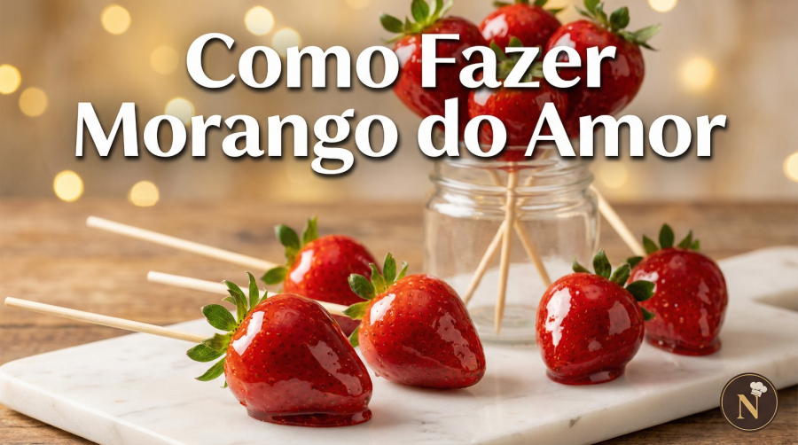 Como fazer morango do amor crocante por fora e suculento por dentro