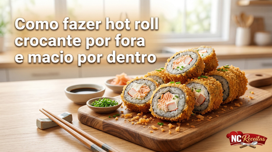 Como fazer hot roll crocante por fora e macio por dentro