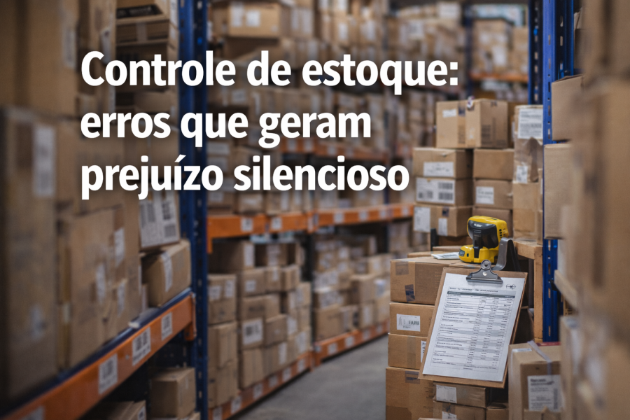 Controle de estoque: erros que geram prejuízo silencioso