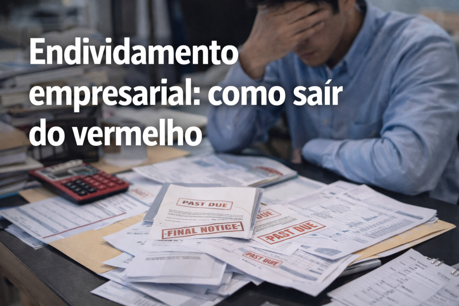 Endividamento empresarial: como sair do vermelho