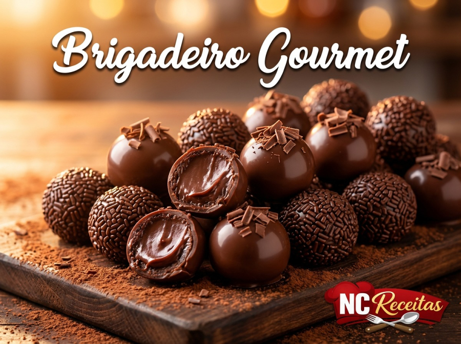 Receita de brigadeiro gourmet: aprenda a fazer um doce cremoso e irresistível