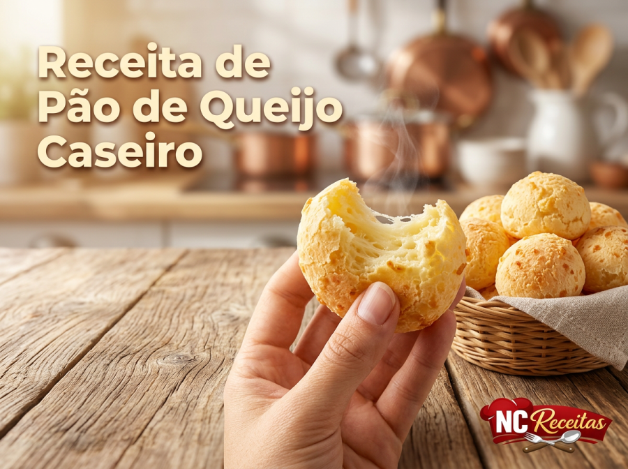 Receita de Pão de Queijo Caseiro: aprenda a fazer o clássico mineiro crocante por fora e macio por dentro