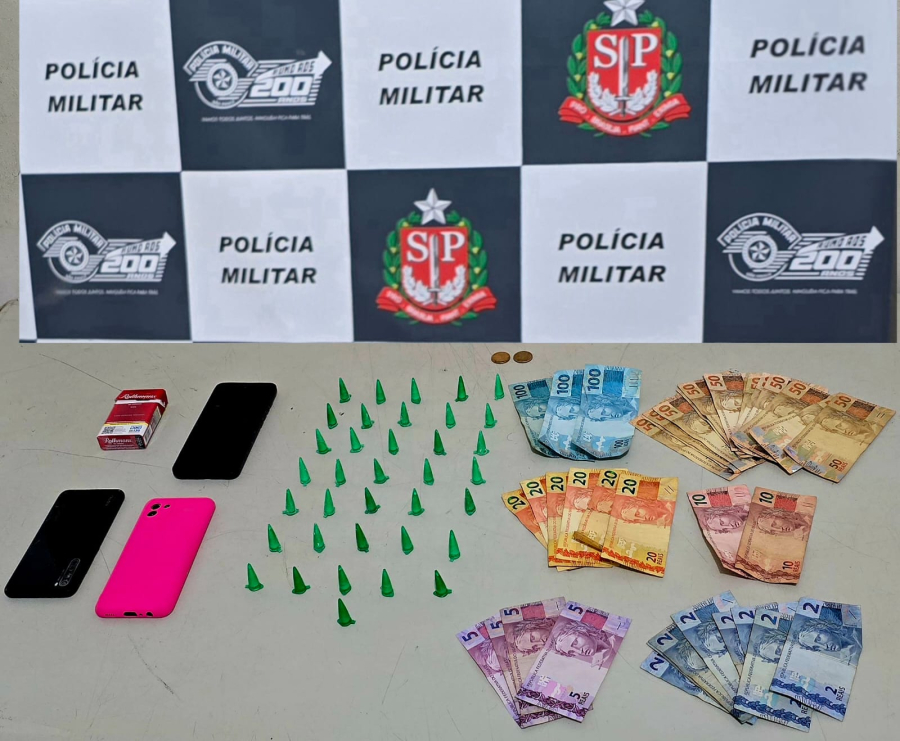 Mãe e filho são presos por tráfico de drogas em Pompeia