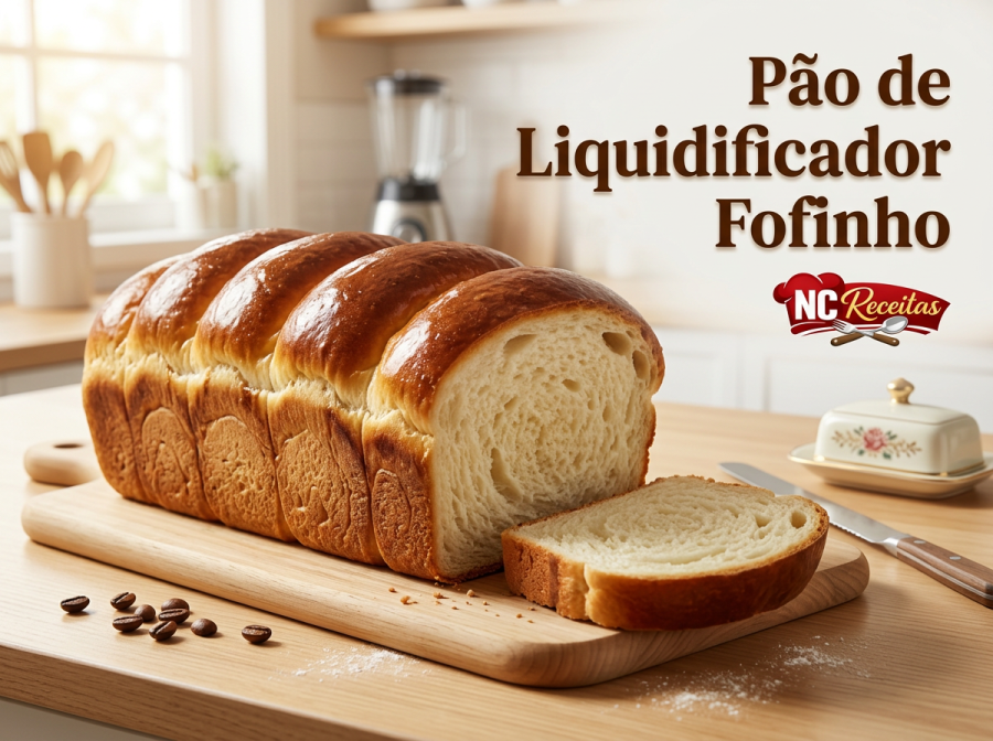 Pão caseiro de liquidificador fofinho: receita fácil e prática para o dia a dia