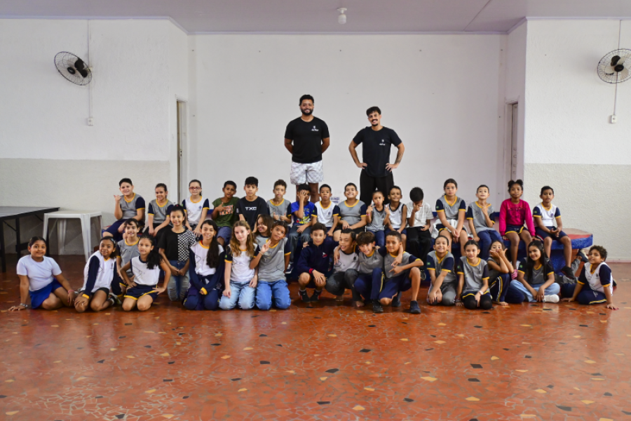 Projeto Semear leva atividades culturais a alunos do ensino integral em Pompeia