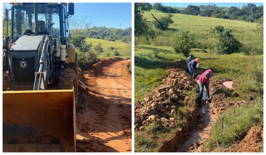Prefeitura de Pompeia intensifica melhorias em estradas rurais para garantir segurança e melhor tráfego