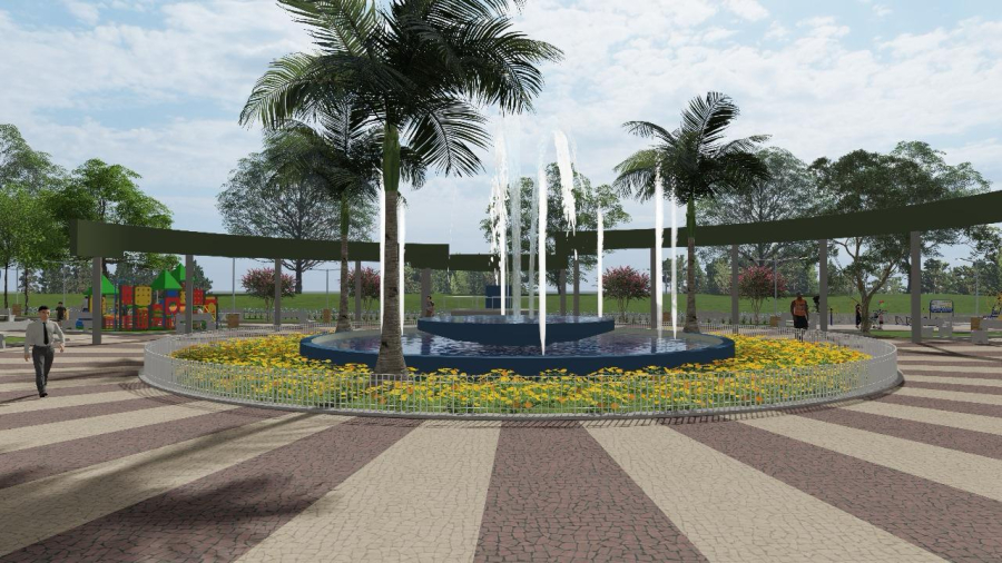 Praça Jesus Maria em Pompeia será revitalizada com investimento de R$ 880 mil e novas melhorias estruturais