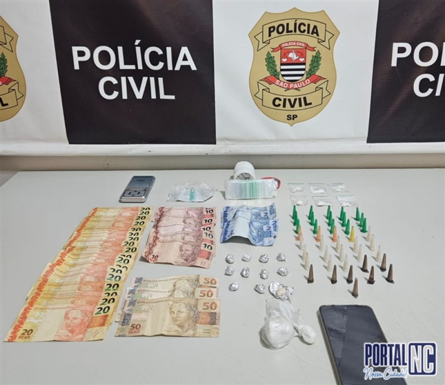 Polícia Civil prende homem por tráfico de drogas durante operação em Pompeia
