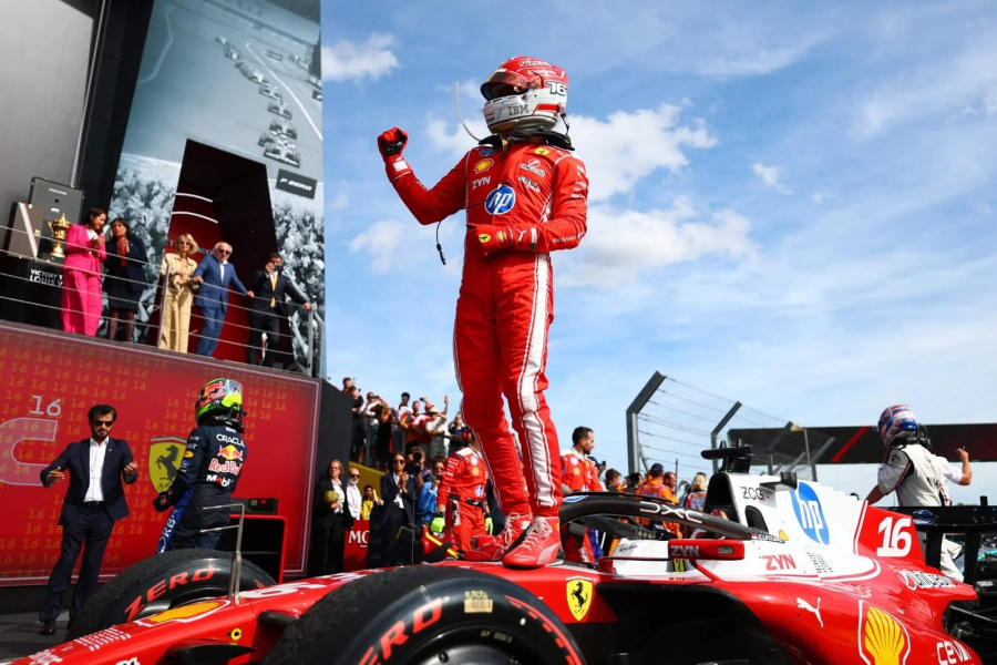 Leclerc vence GP da Grã-Bretanha e Ferrari volta ao topo em corrida marcada por drama em Silverstone