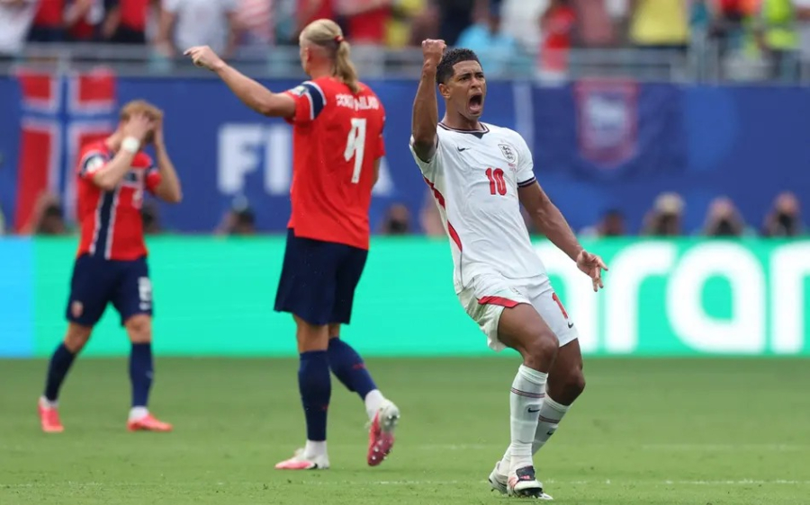 Inglaterra vence Noruega com dois gols de Jude Bellingham e garante vaga na semifinal da Copa do Mundo