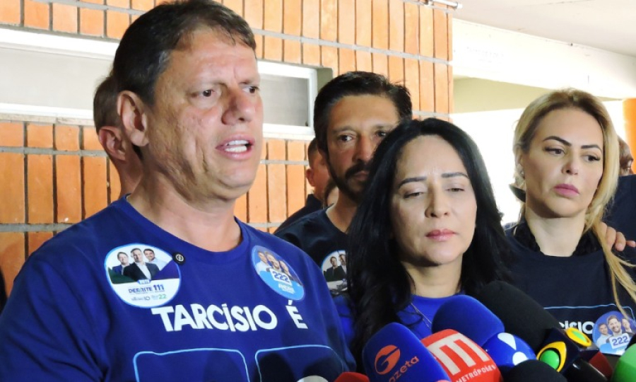 Tarcísio é reeleito governador de São Paulo no primeiro turno