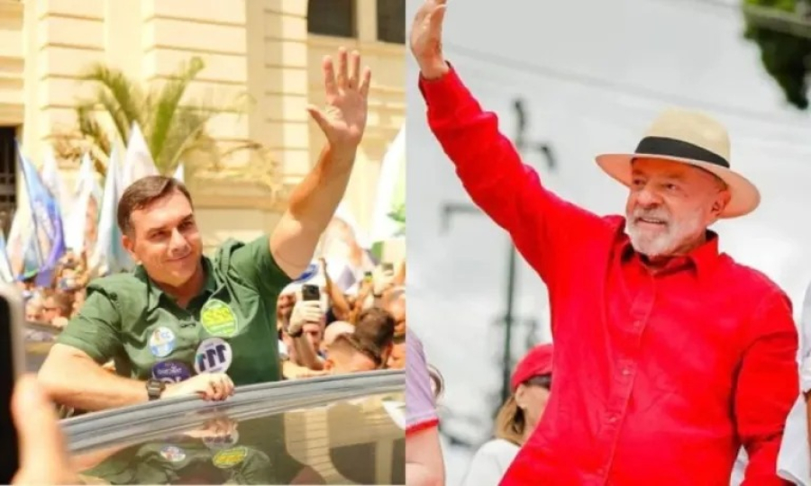 Flávio Bolsonaro termina 1º turno à frente de Lula e disputa Presidência no segundo turno