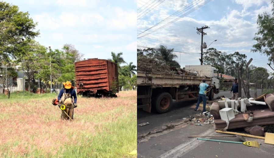 Pompeia reforça limpeza urbana após chuvas e ventos fortes